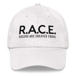 R.A.C.E. Lettering Dad Hat