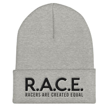 R.A.C.E. Lettering Cuffed Beanie